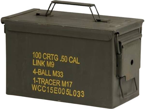 Military Surplus Ammo Can 50 Caliber