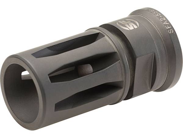 Surefire SFA2 Flash Hider Suppressor Adapter AR-15 5.56mm 1/2"-28 Thread Stainless Steel Black