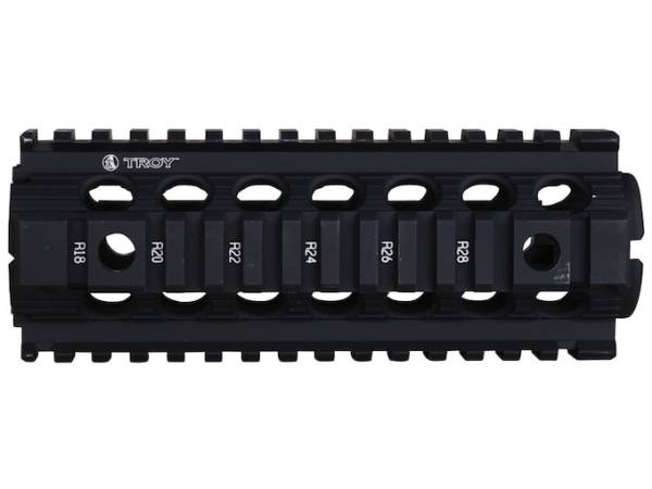 Troy Industries 7" MRF CAR/M4 Drop-In Battle Rail 2-Piece Quad Rail Handguard Carbine Length AR-15