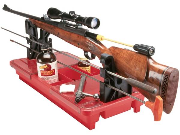 MTM Portable Rifle-Shotgun Gun Maintenance Center Plastic Red