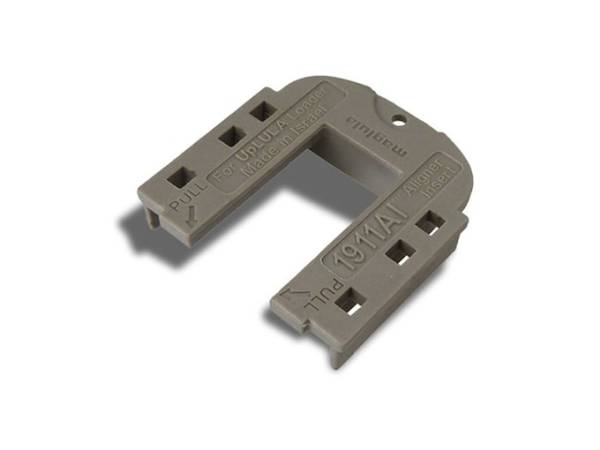 Maglula 1911AI Aligner Insert for UpLULA & 22UpLULA Loaders for Single Stack Magazine Polymer Gray 2PK