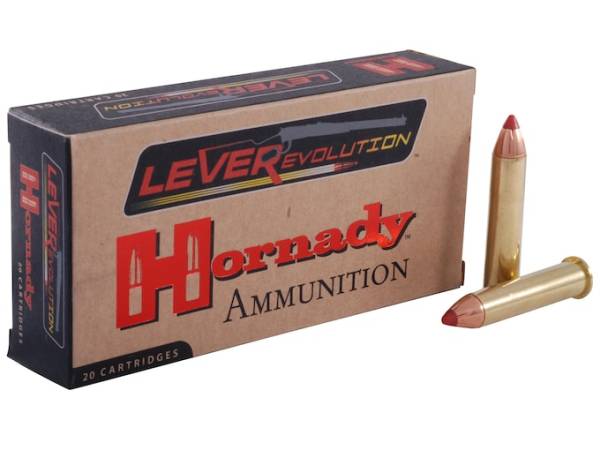 Hornady LEVERevolution 45-70 Government Ammo 325 Grain Hornady FTX Polymer Tip Box of 20