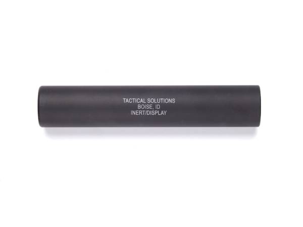 Tactical Solutions Inert Display Suppressor 22 Long Rifle 1/2"-28 Threaded Aluminum Matte