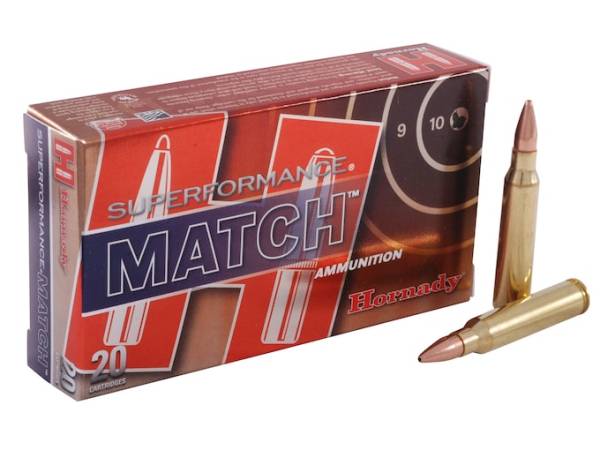 Hornady Superformance 5.56x45mm NATO Ammo 75 Grain Jacketed Hollow Point Box of 20