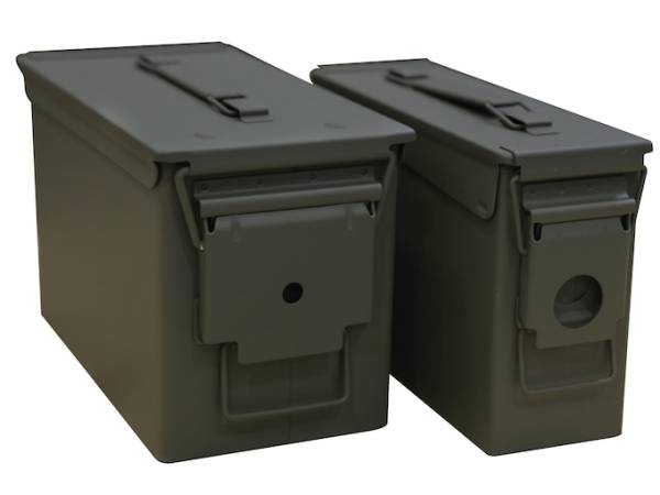 U.S. Ballistics Mil-Spec Ammo Can 2-Can Combo Pack 50 and 30 Caliber