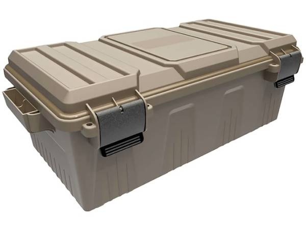 MTM Divided Ammo Crate Polypropylene Dark Earth