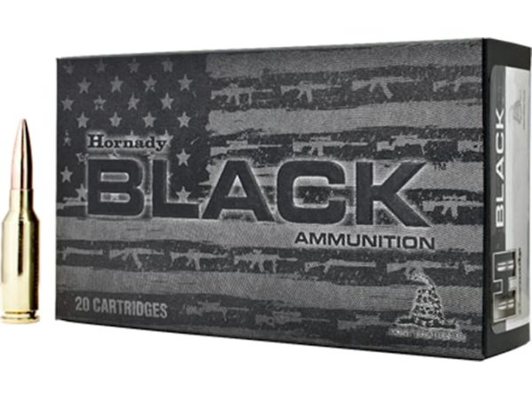 Hornady Black 6mm Advanced Rifle Cartridge (6mm ARC) Ammo 105 Grain Jacketed Hollow Point Box of 20